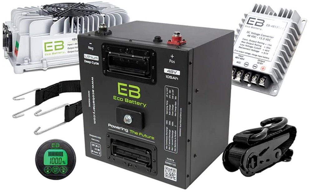 eco battery golf cart lithium